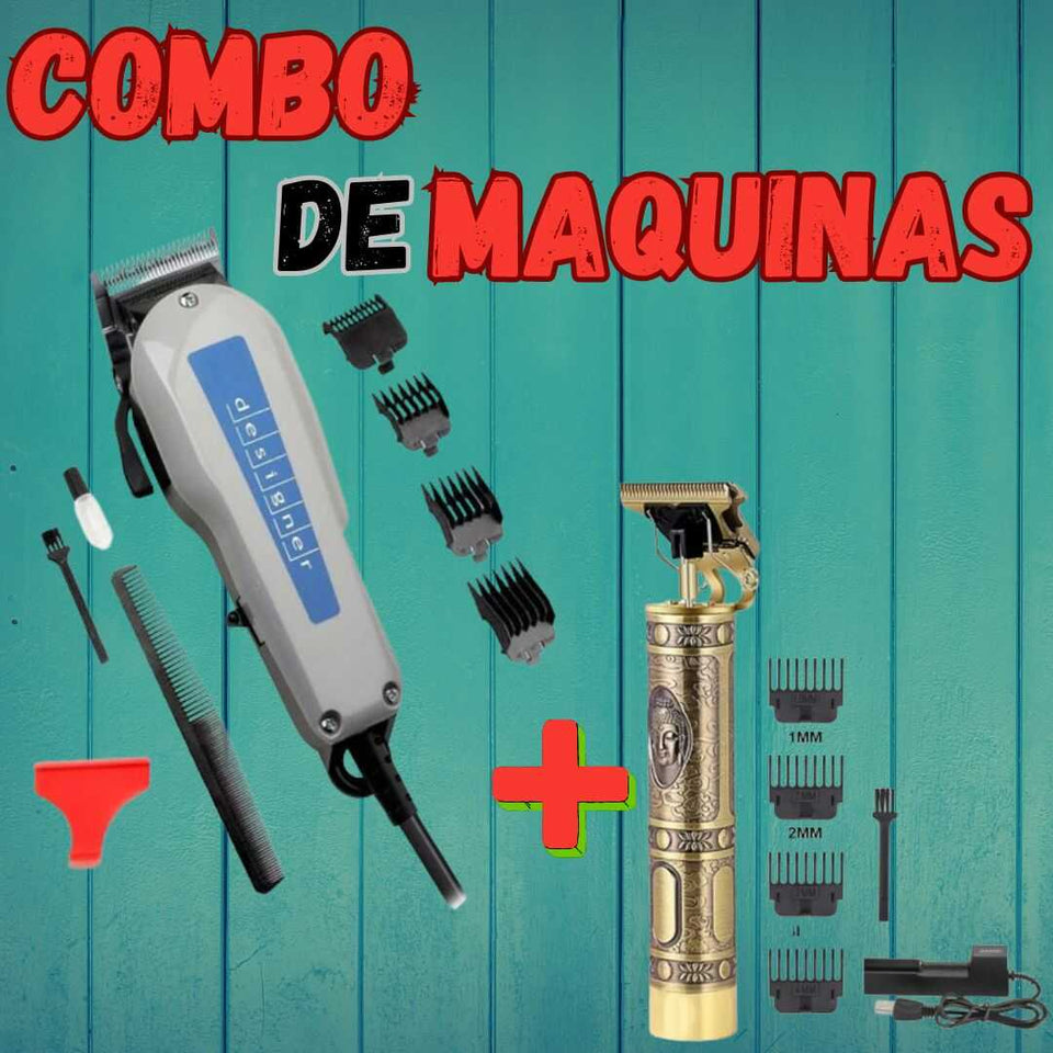 COMBO DE MAQUINAS DE PELUQUERIA®